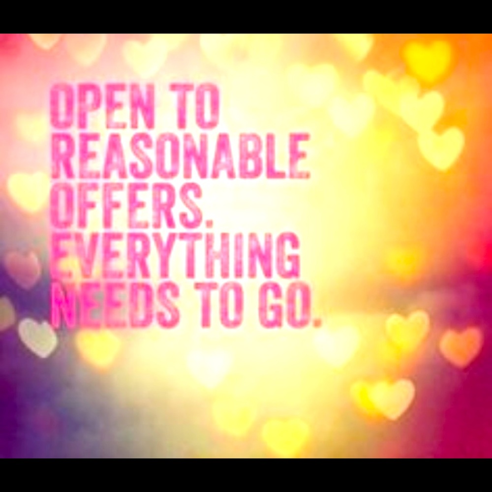 Everything needs to go!